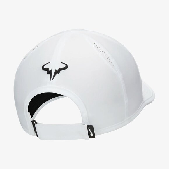 Nike Dri-Fit Club Unstructured Rafa Cap White Unisex FB5600-100 VARIOUS SIZES - Picture 2 of 2